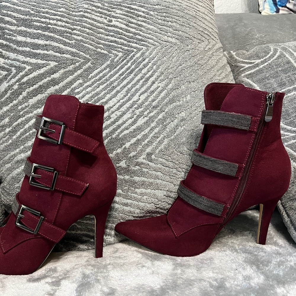 Venus Buckle Detail Booties